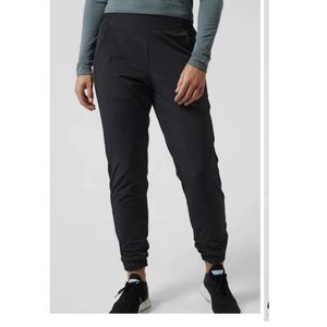 Athleta Textured Brooklyn Jogger size 8 black, great condition